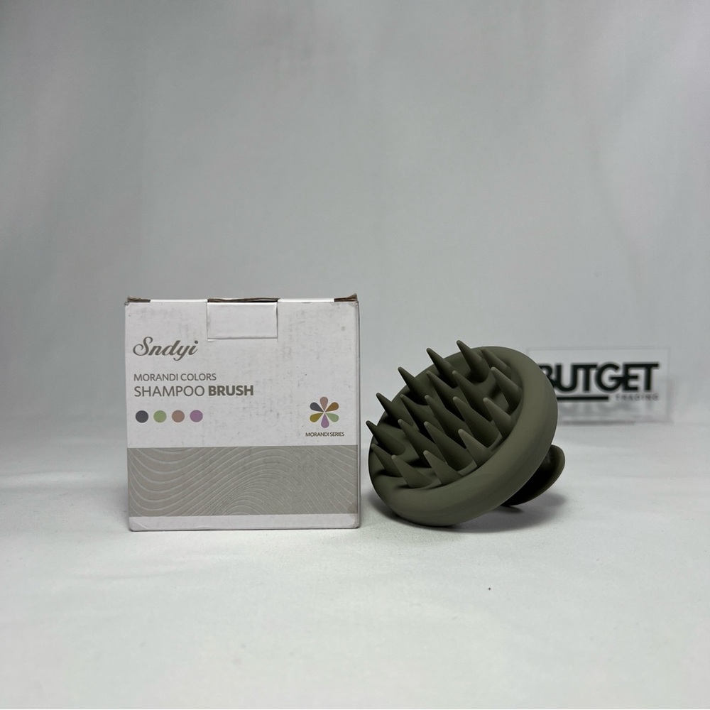 🔥4 for $20🔥Silicone Scalp Massager Shampoo Brush Scalp in Olive Green